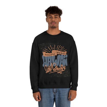 Hawaii Surf Paradise Crewneck Sweatshirt