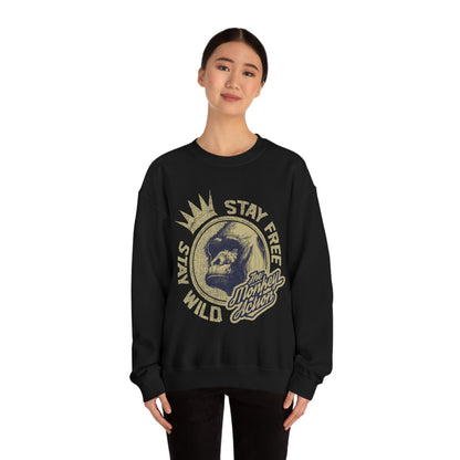 Stay free stay wild Crewneck Sweatshirt