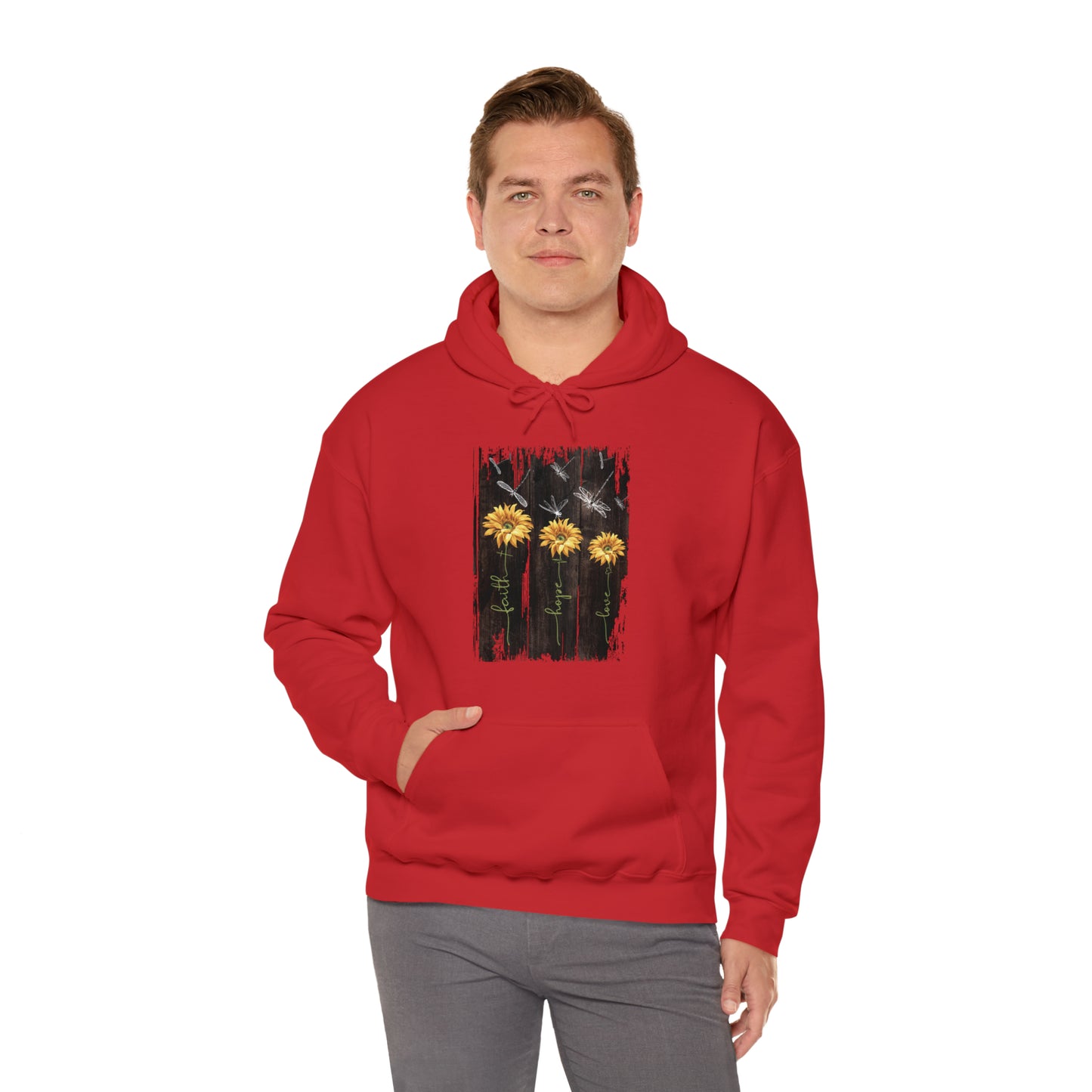 Sunflowers Faith hope love Hoodie