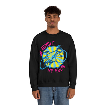 My bicycle_My rules Crewneck Sweatshirt