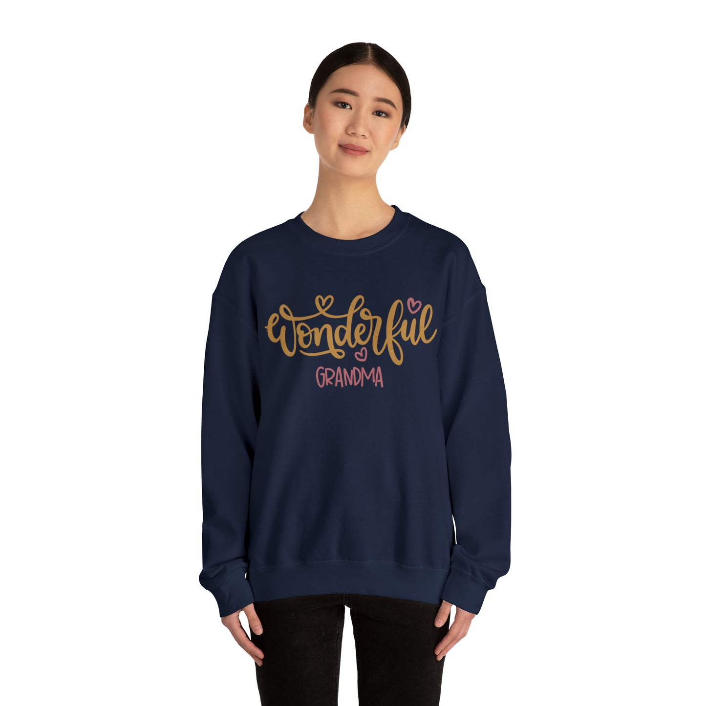 Wonderful_Grandma Crewneck Sweatshirt