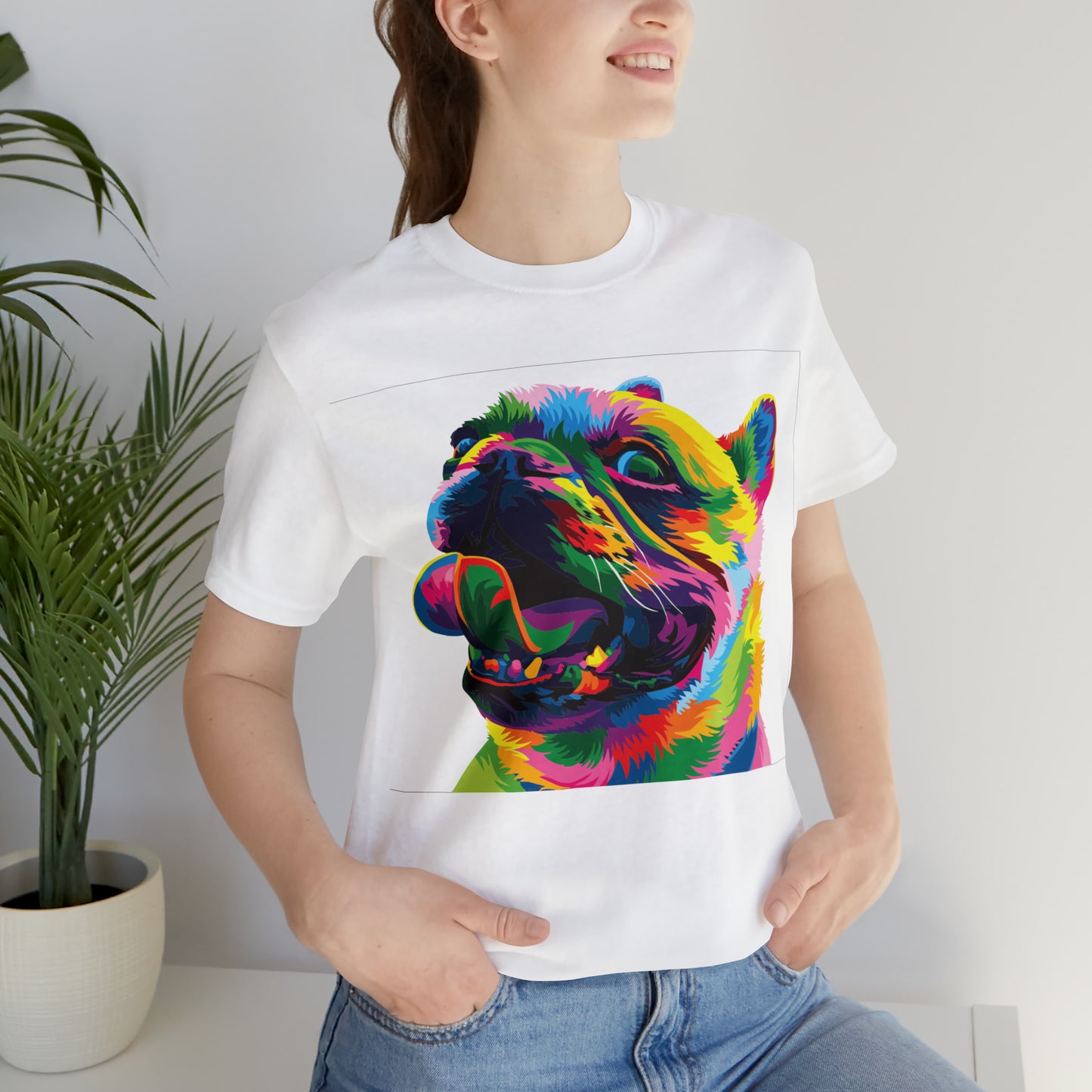 Colorful Dog T-Shirt