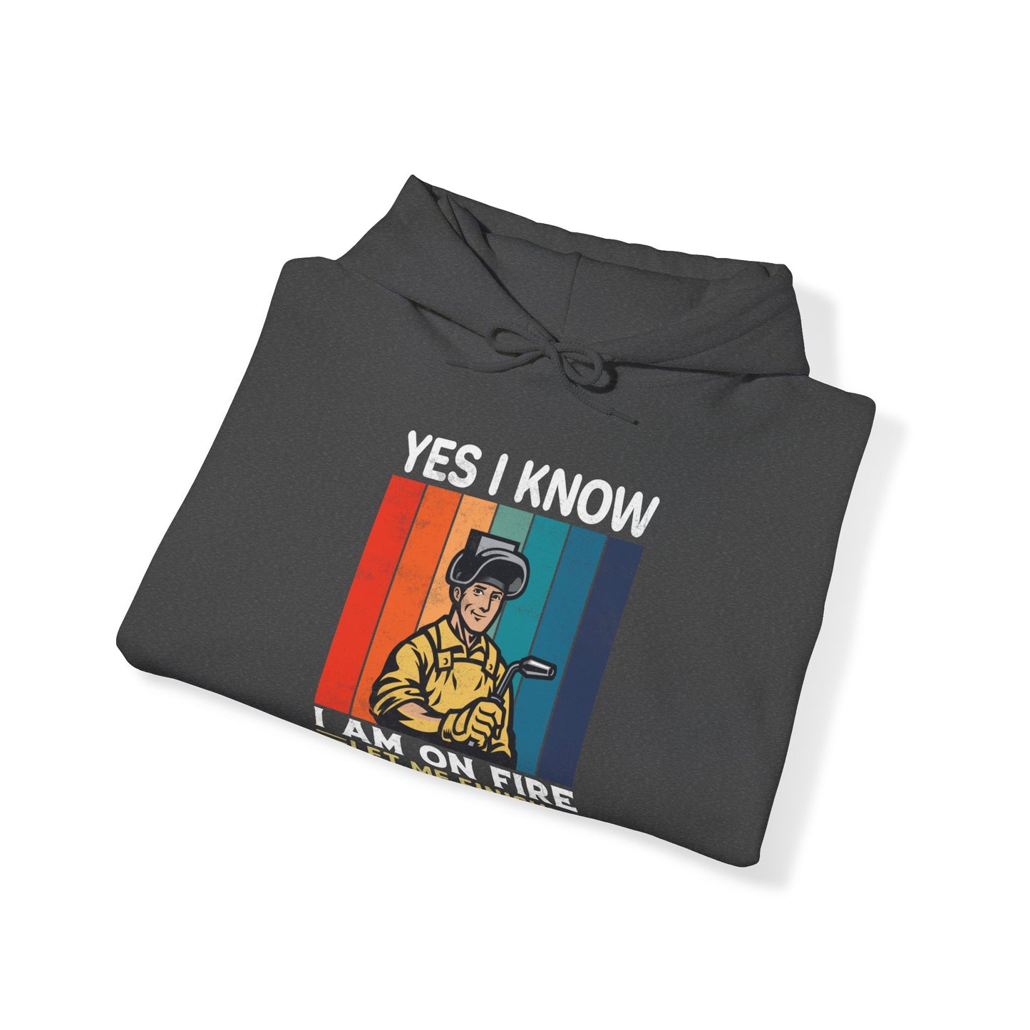 I know I'm on fire vintage Hoodie