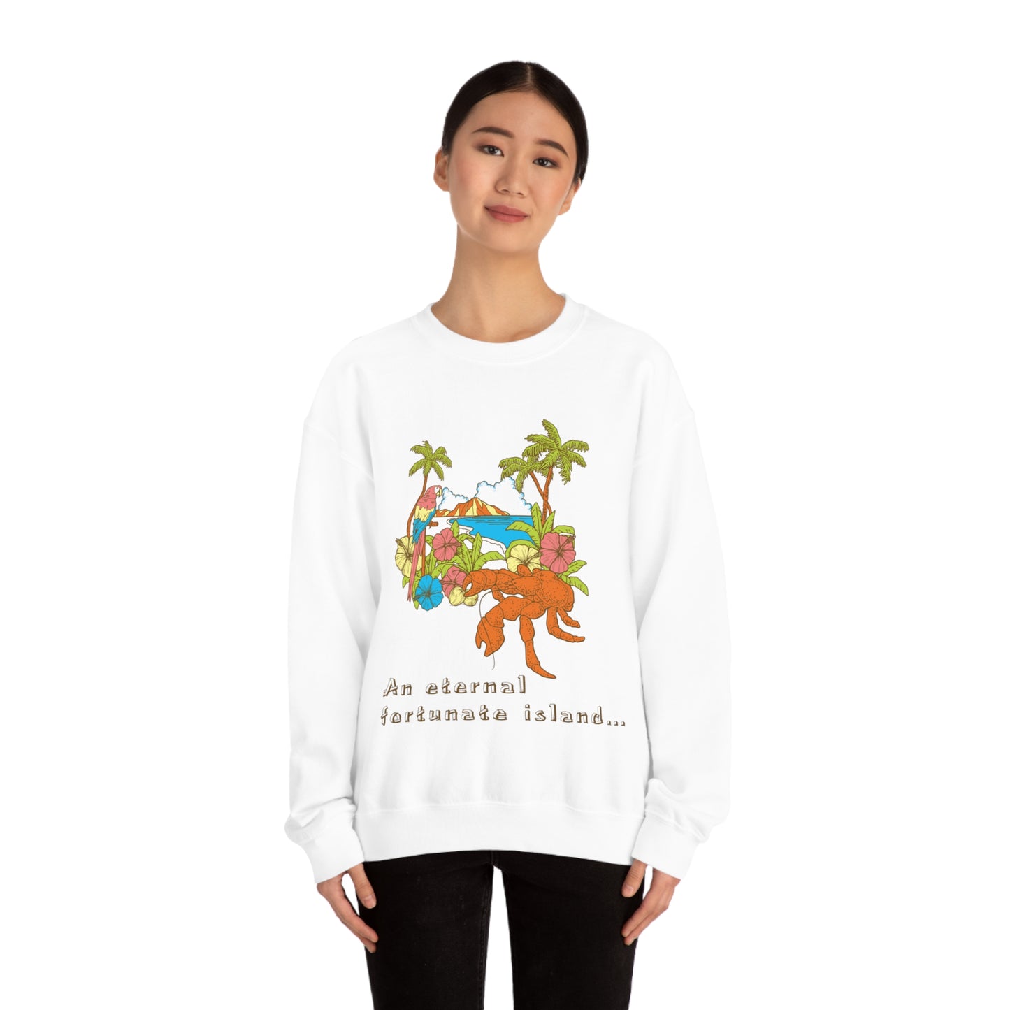 An Eternal Island Crewneck Sweatshirt