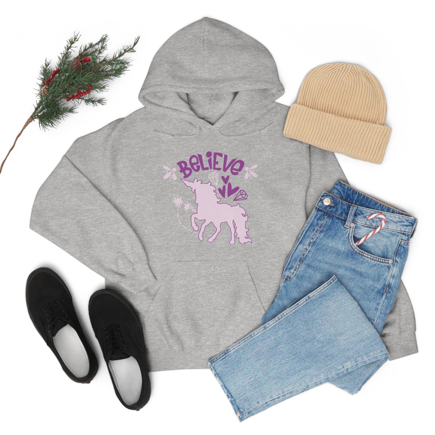 Unicorns_Believe Hoodie