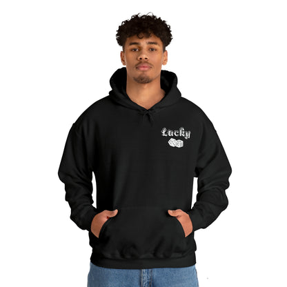 Lucky Front and back Hoodie