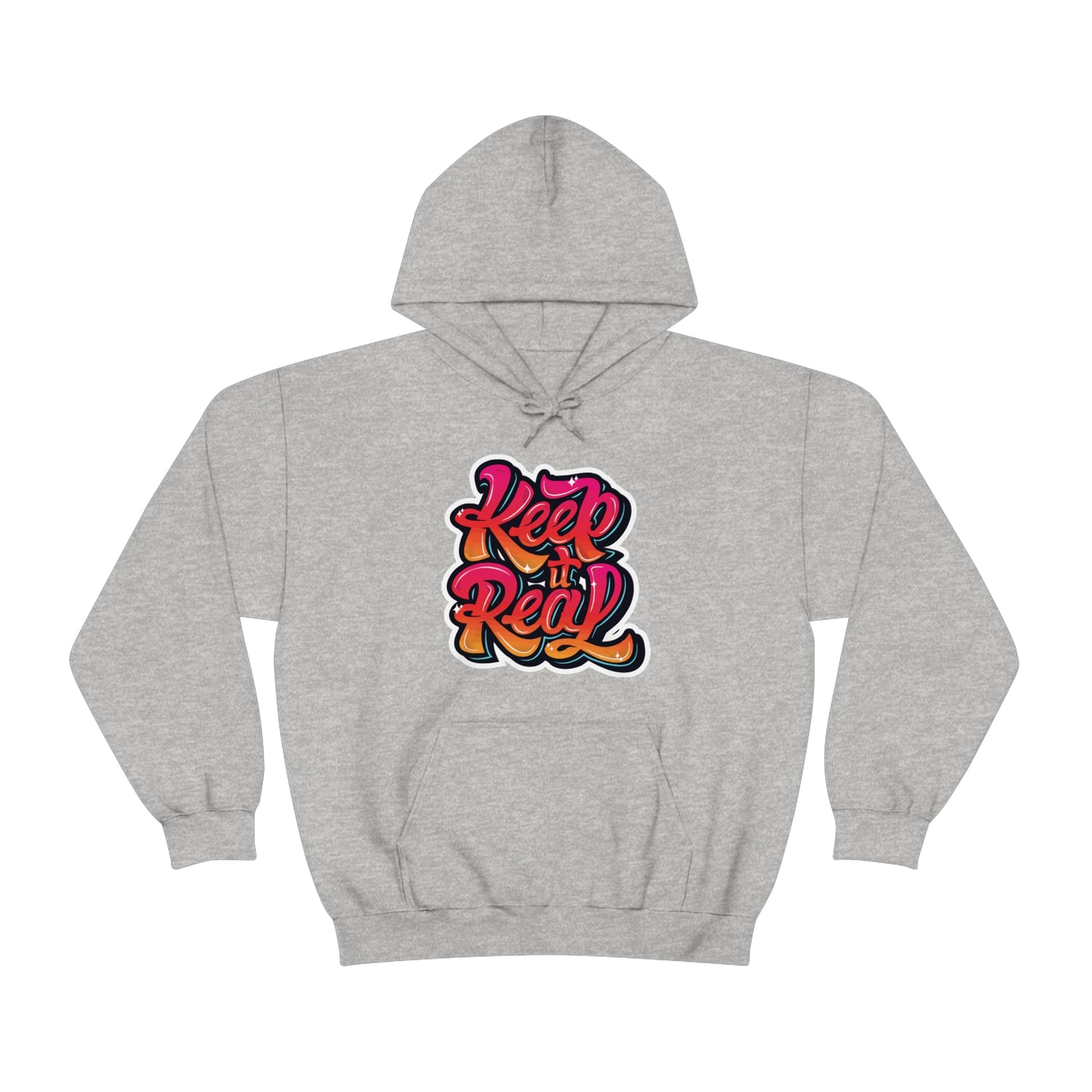 Keep it real colorful graffiti logo Hoodie