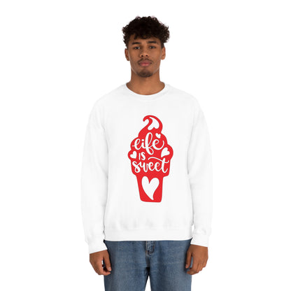 Life_is_sweet Crewneck Sweatshirt