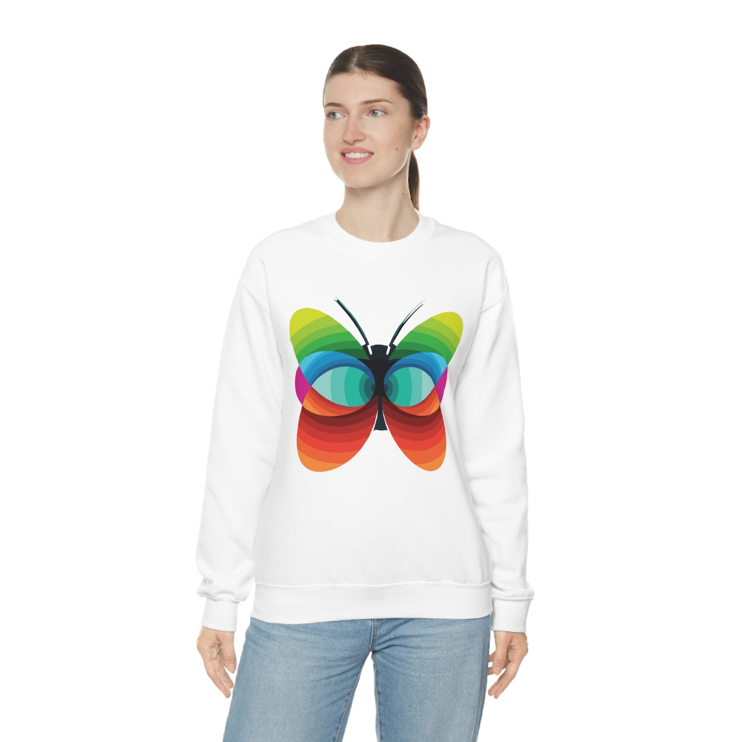 Butterfly beautiful & colorful Crewneck Sweatshirt