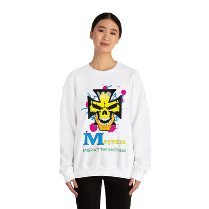 Mayhem embrace madness Crewneck Sweatshirt