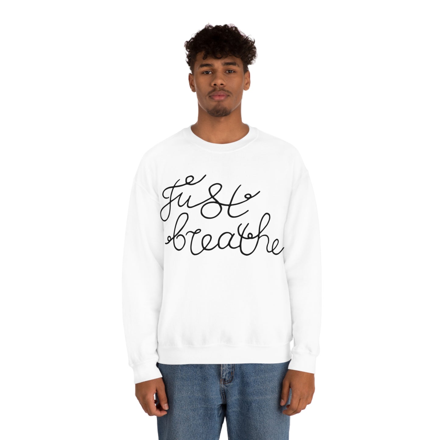 Just Breathe Crewneck Sweatshirt