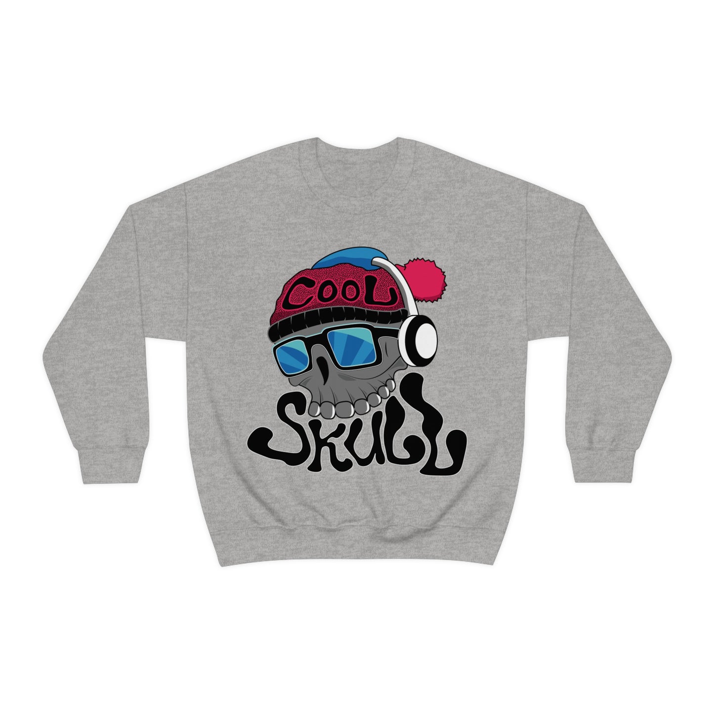 Cool Skull Crewneck Sweatshirt