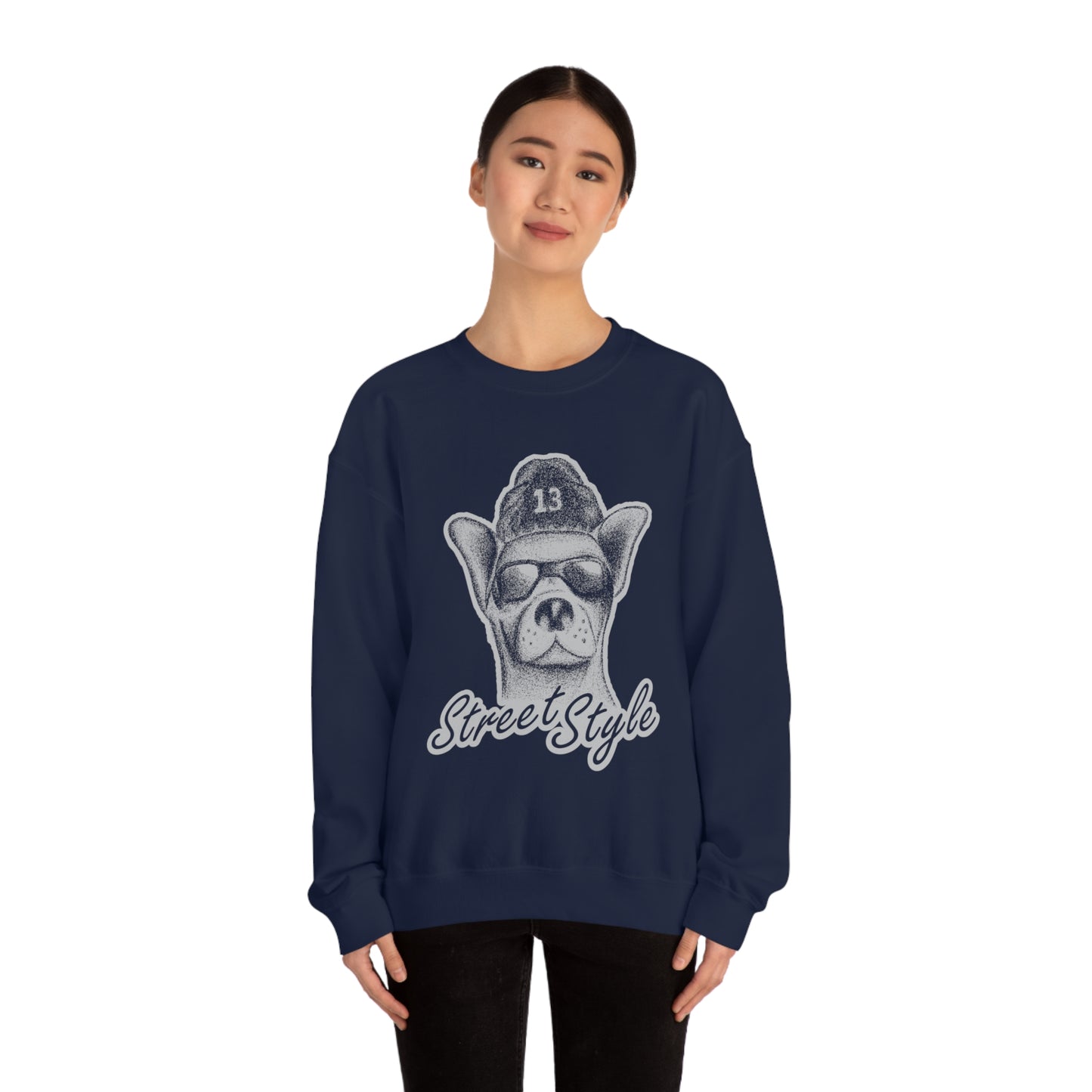 Street_Style Crewneck Sweatshirt