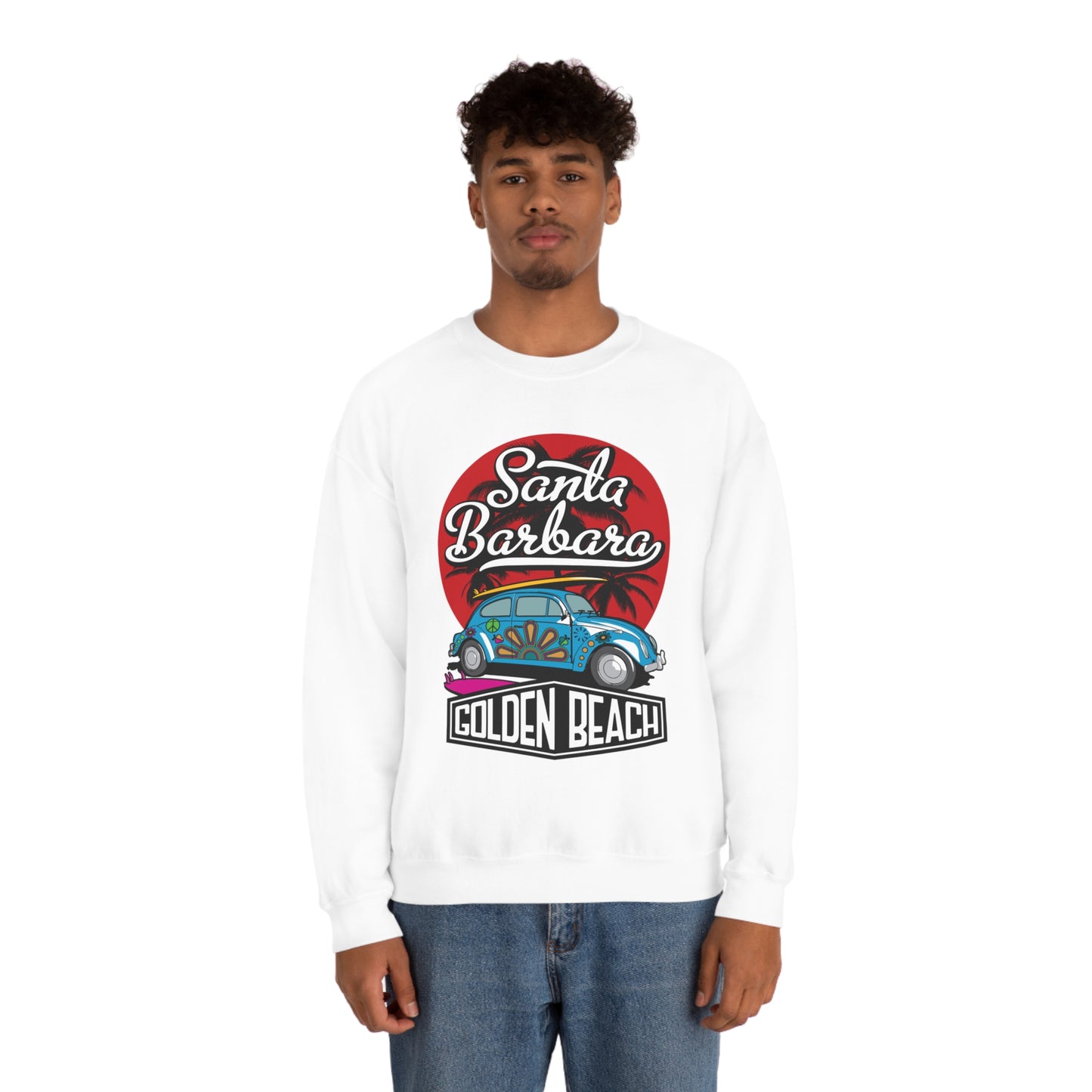 Golden Beach Buggy Crewneck Sweatshirt