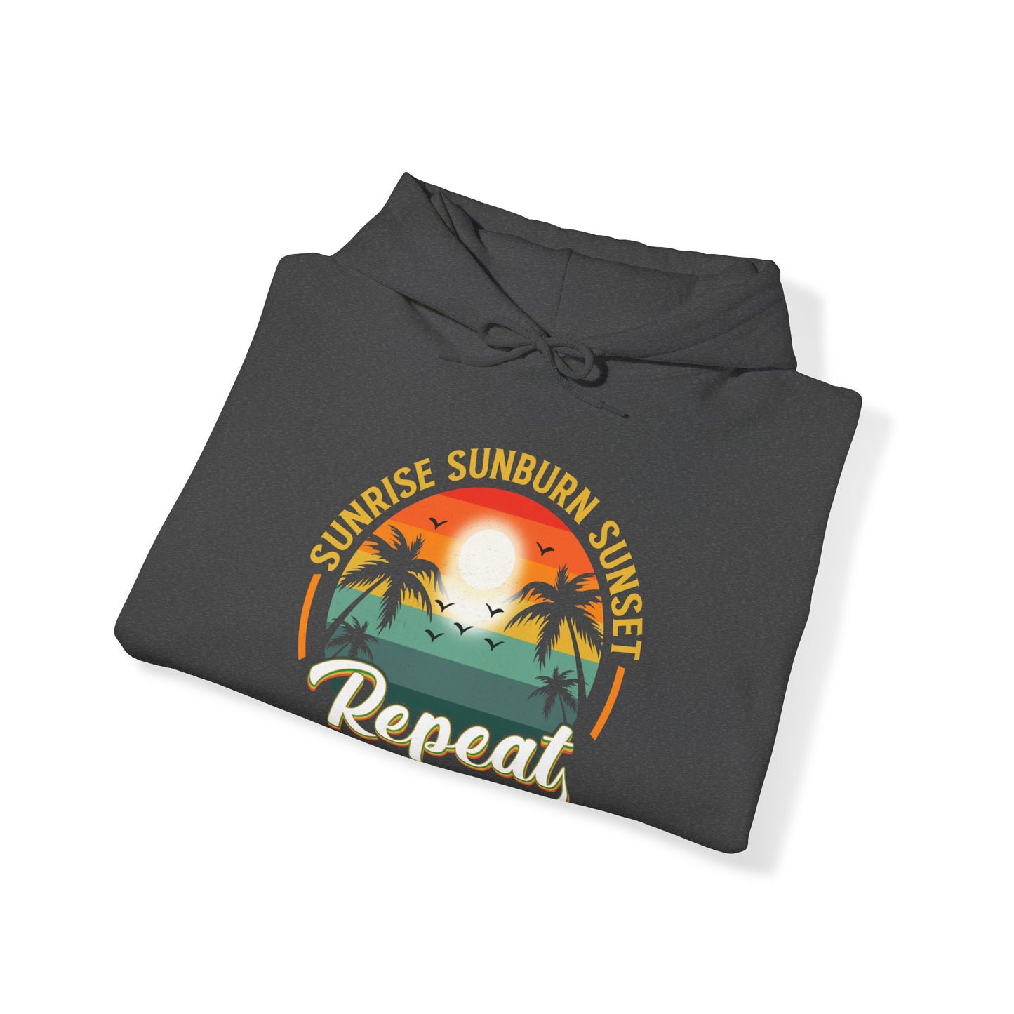 Sunrise sunburn sunset repeat vintage Hoodie