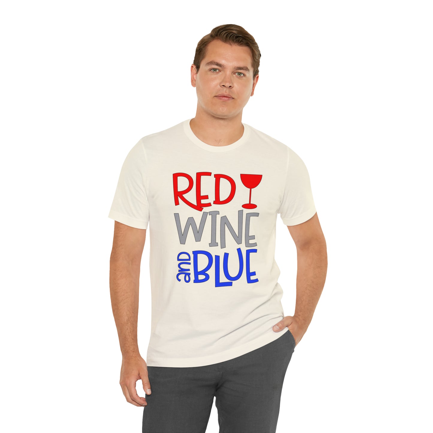 Red Wine Blue T-Shirt