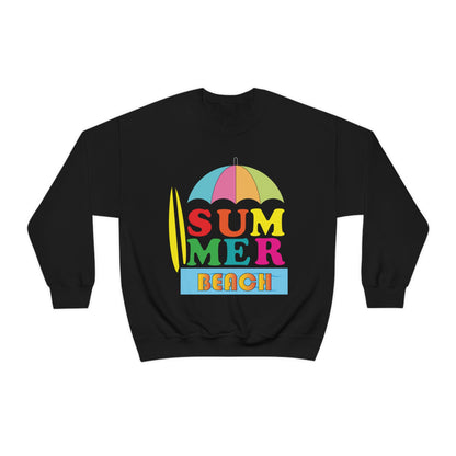 Summer Beach Crewneck Sweatshirt