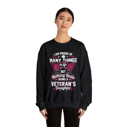 Proud veteran dad Crewneck Sweatshirt