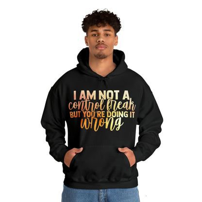 I Am Not A Control Freak But You're Doing It Wrong Hoodie