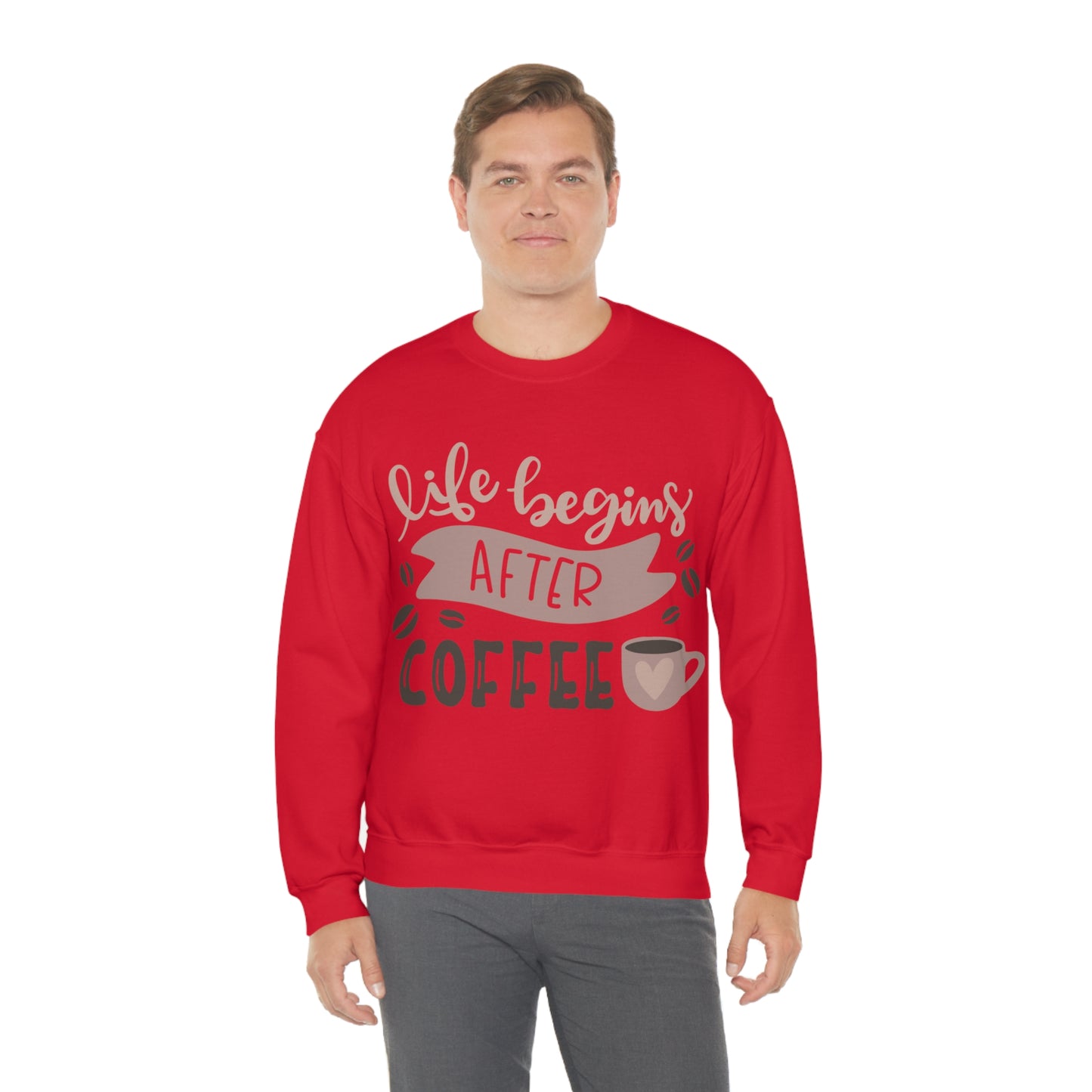 Life_begins_after_coffee Crewneck Sweatshirt