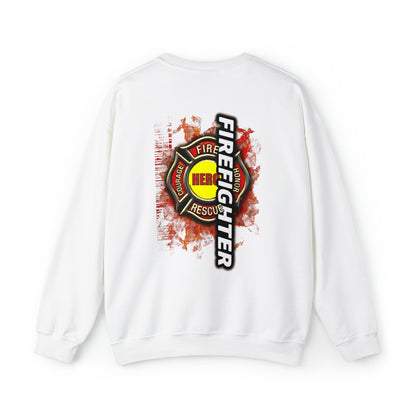 Fire fighter Hero Crewneck Sweatshirt