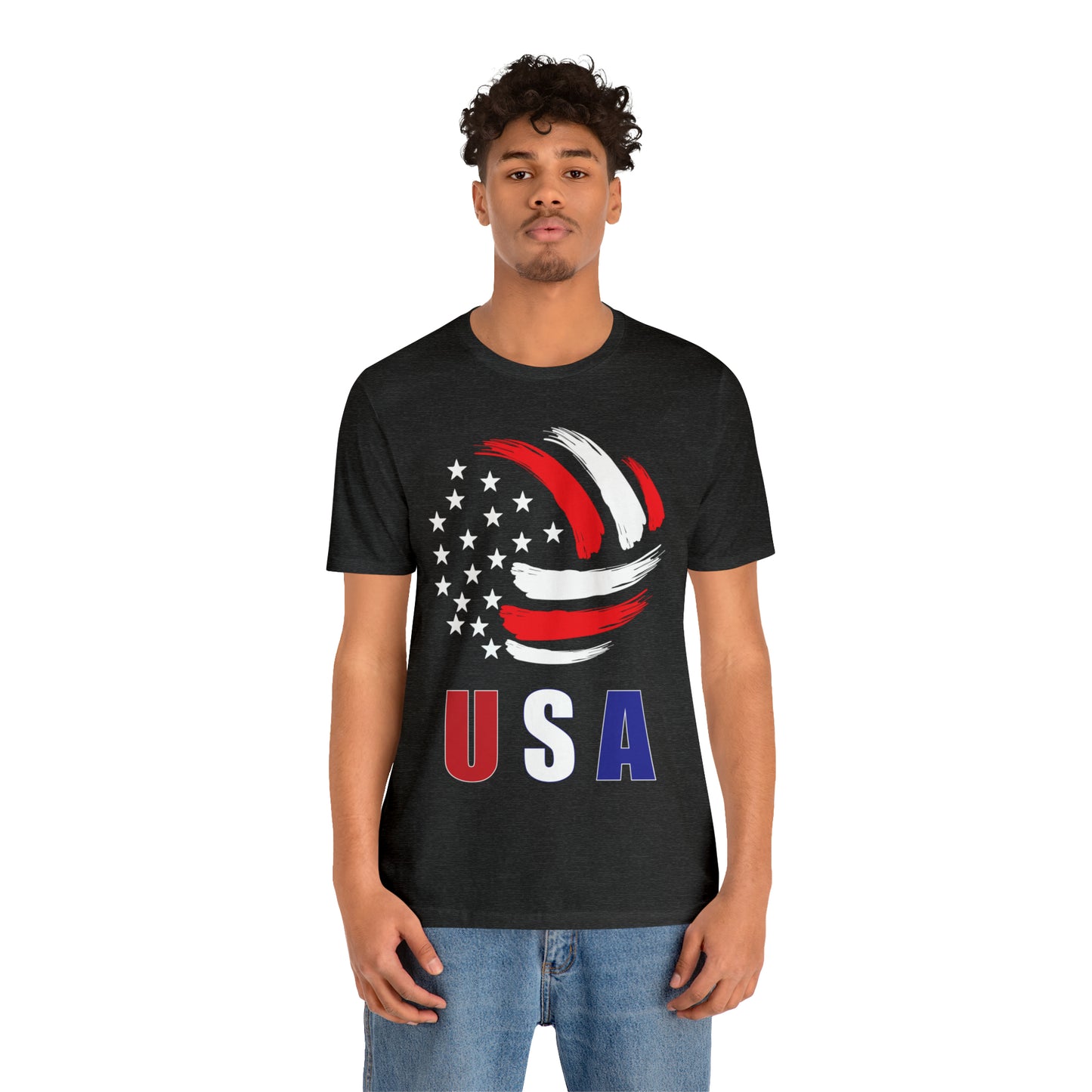 USA Volleyball Flag T-Shirt