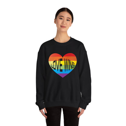 Love wins LGBTQ Crewneck Sweatshirt