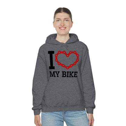 I love my bike Hoodie