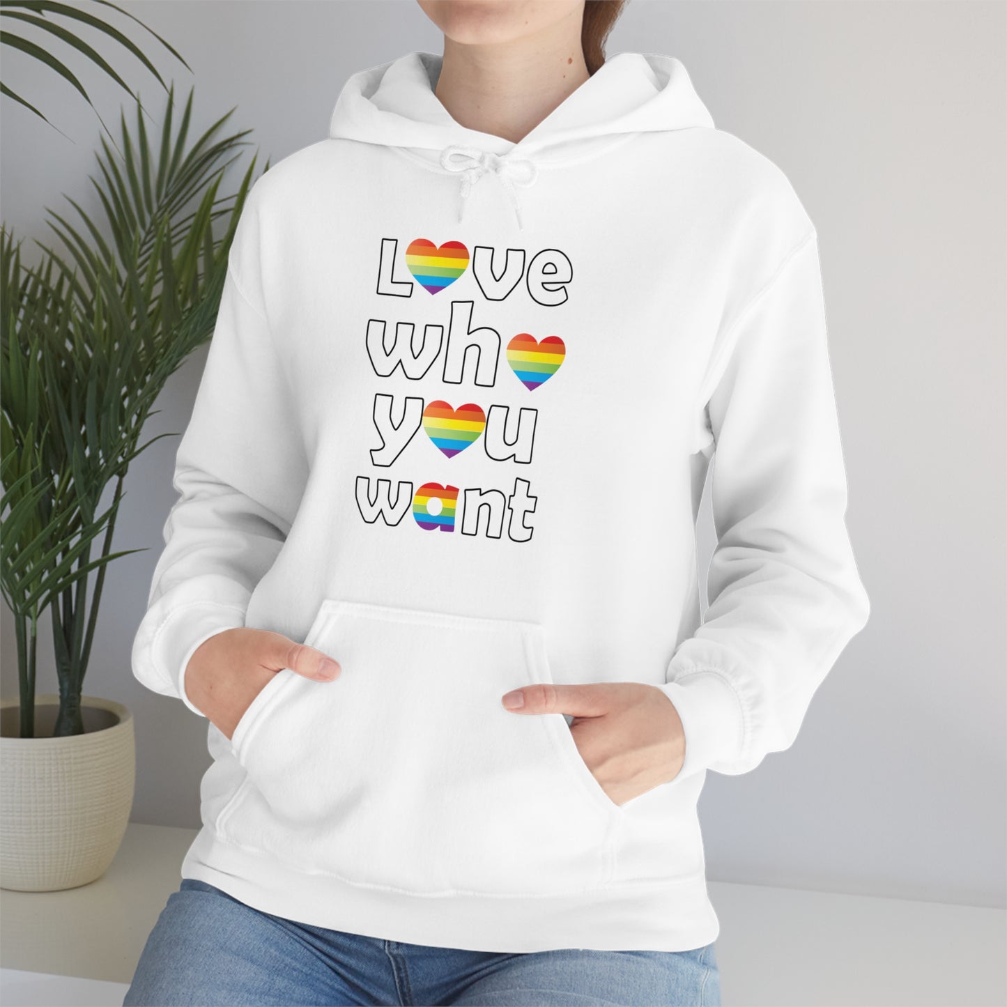 Love who you want Hoodie