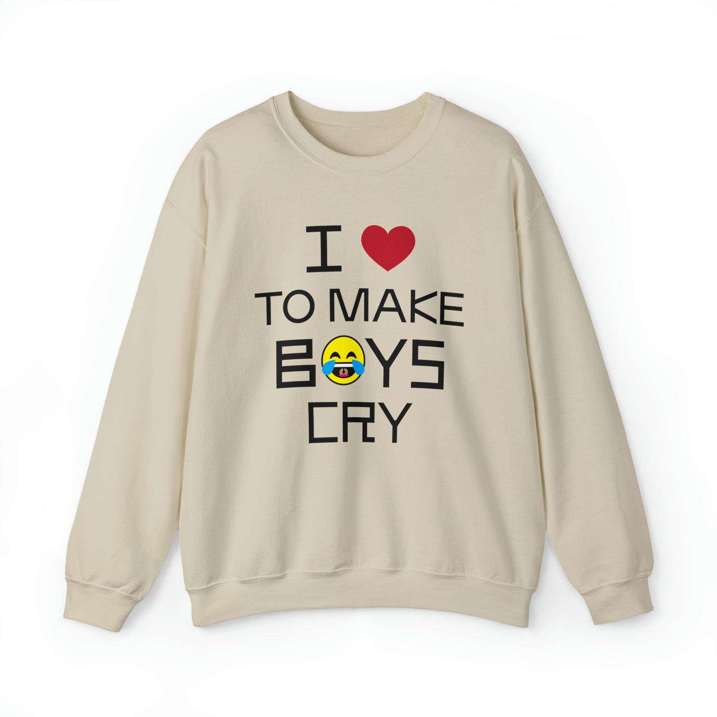 Love to make boys cry Crewneck Sweatshirt