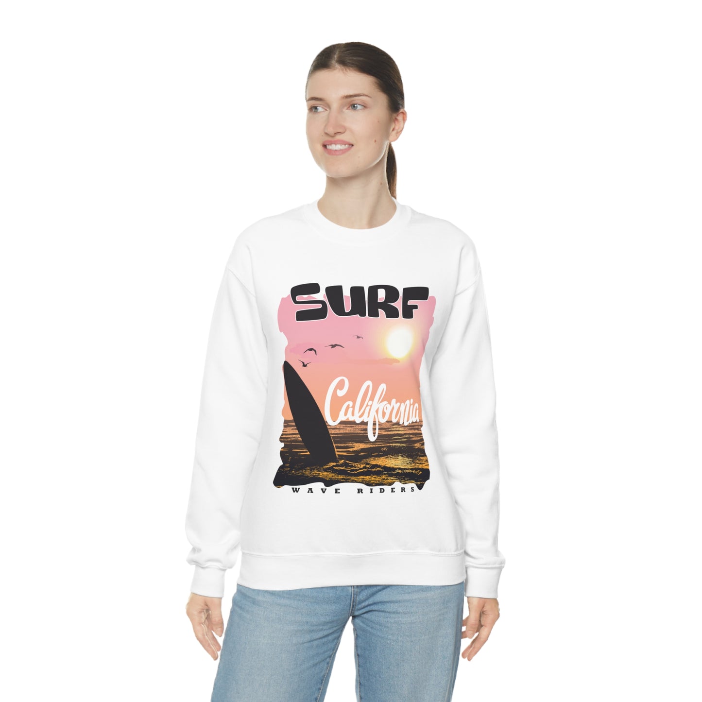 Wave Riders California Crewneck Sweatshirt