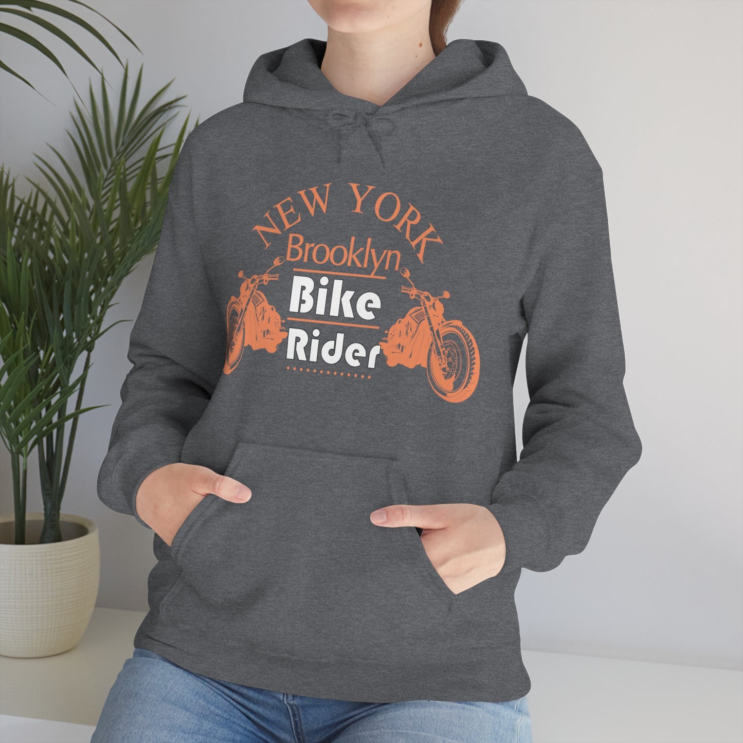 Brooklyn Bike rider Hoodie