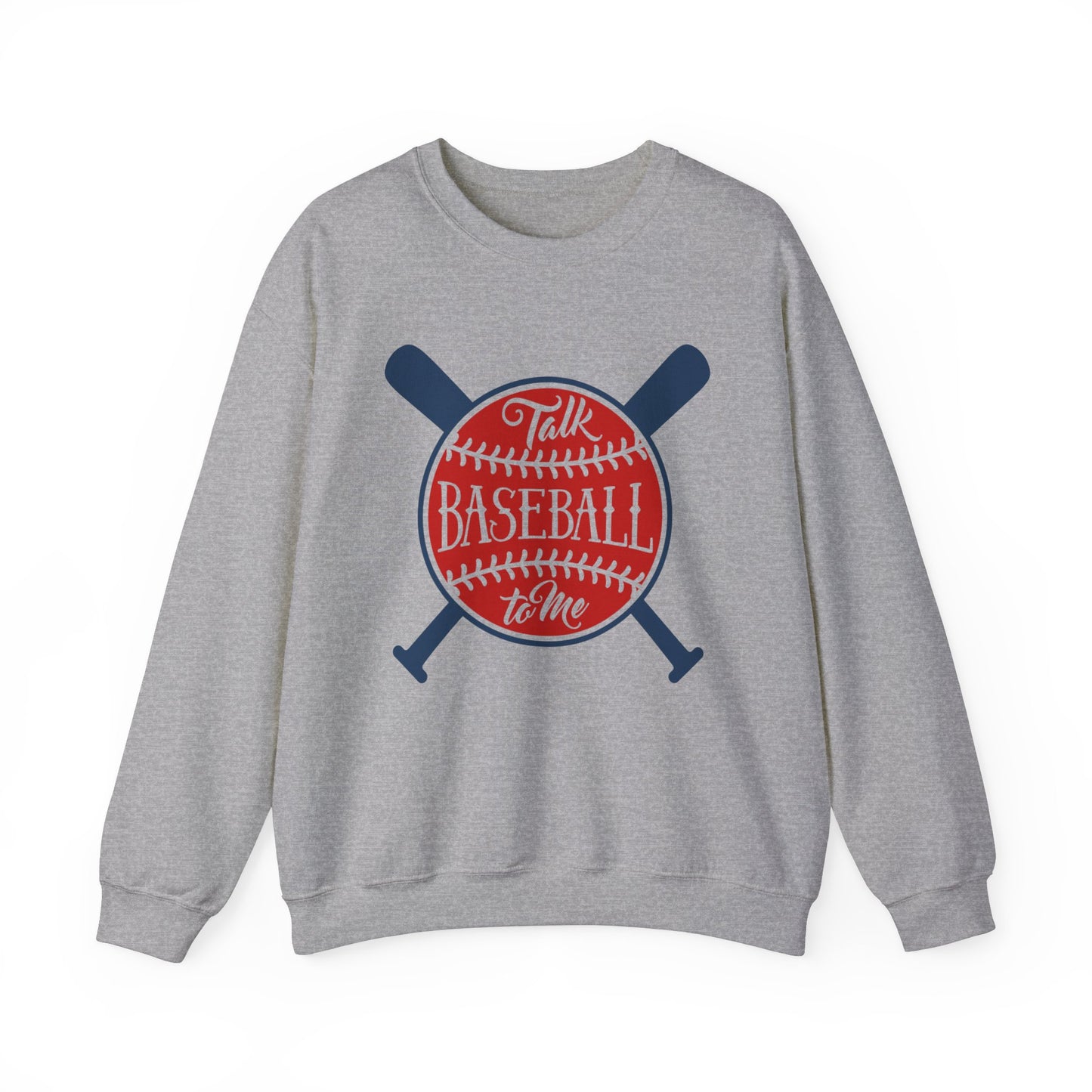 Talk Baseball to Me Crewneck Sweatshirt