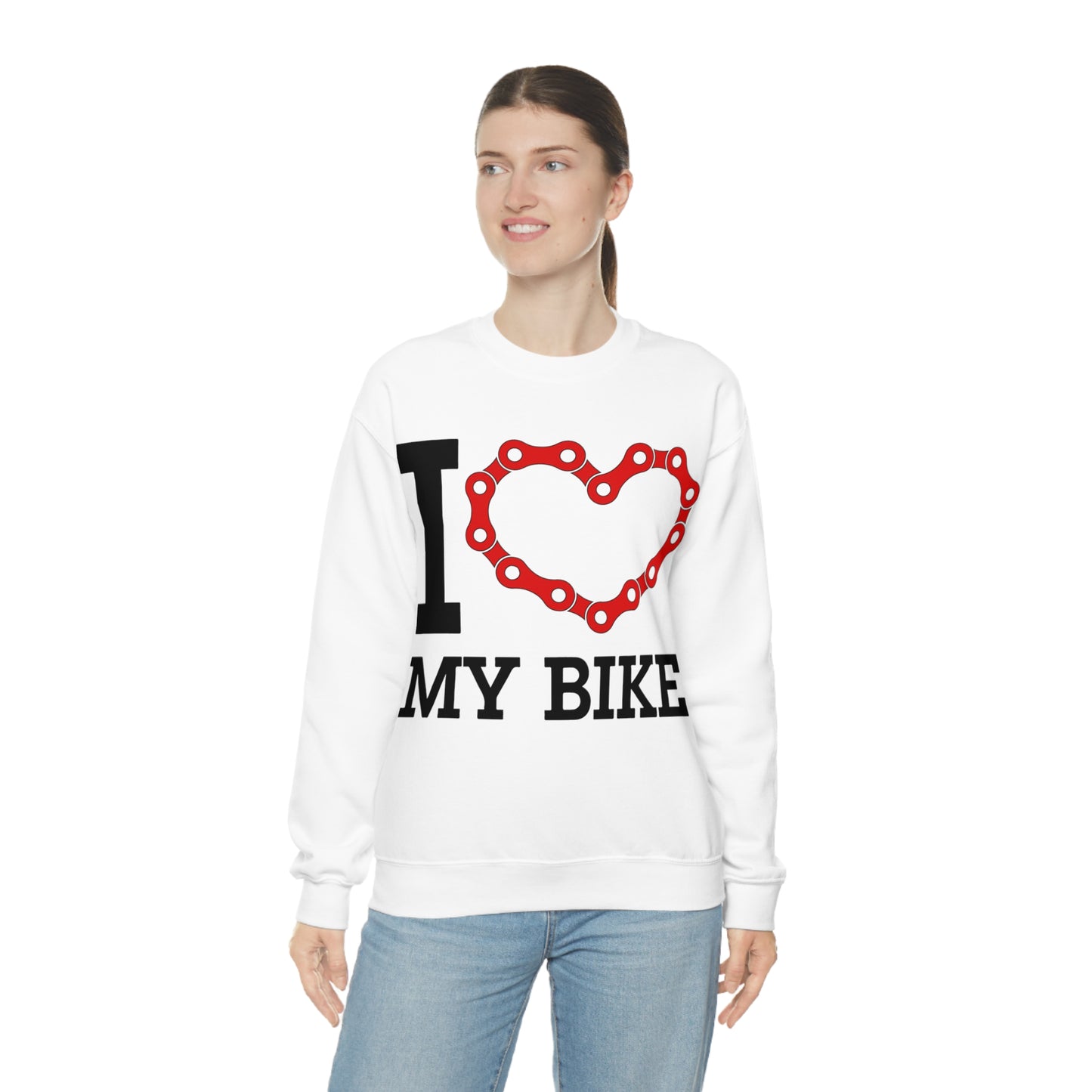 I love my bike Crewneck Sweatshirt