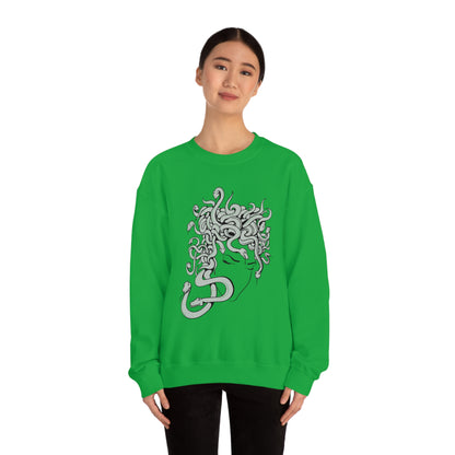 Snake Face Crewneck Sweatshirt