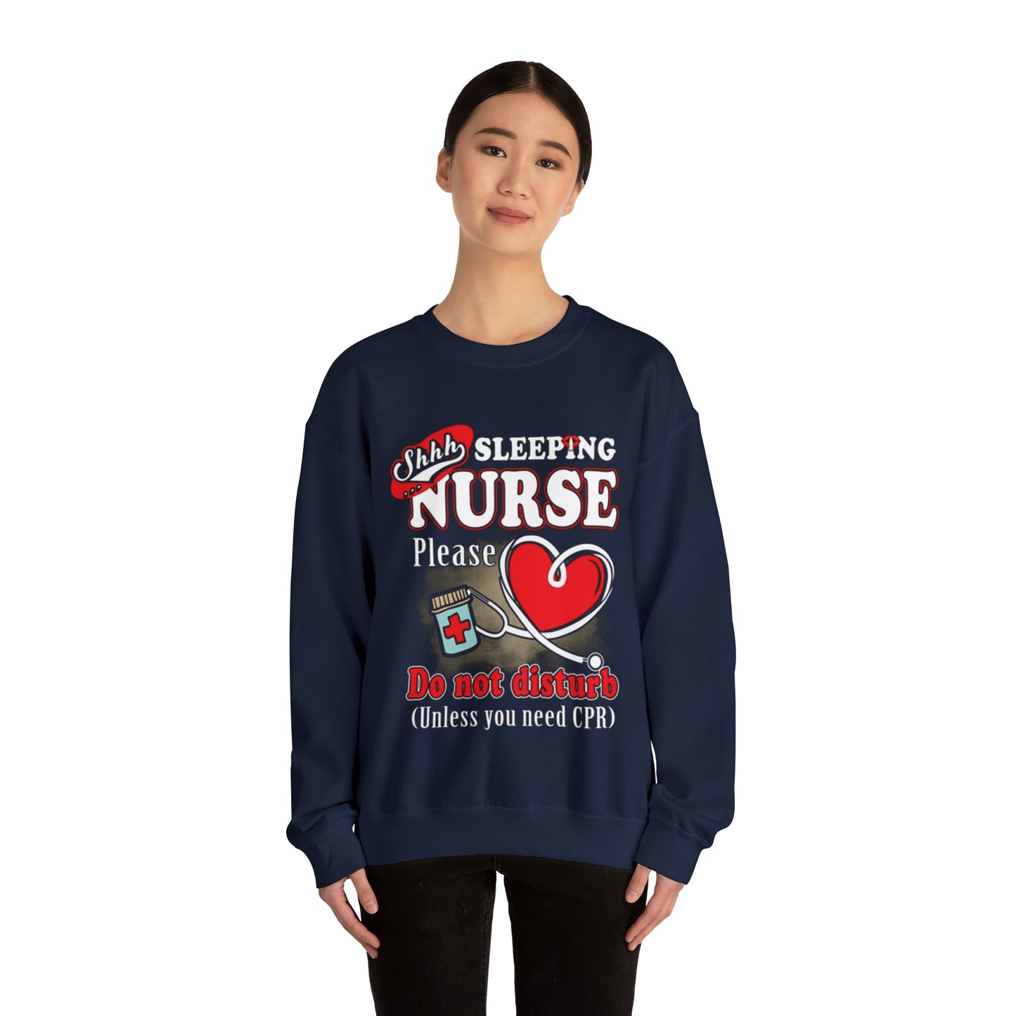 Sleeping nurse Crewneck Sweatshirt