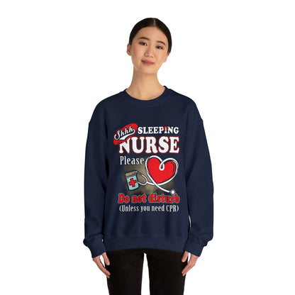 Sleeping nurse Crewneck Sweatshirt