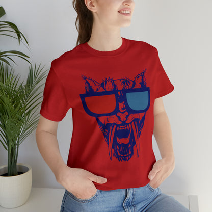 3D Glasses Tiger T-Shirt