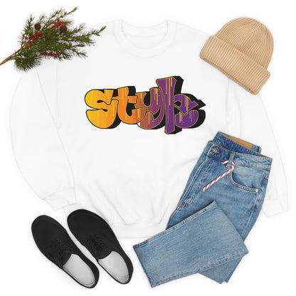 Style colorful graffiti Crewneck Sweatshirt