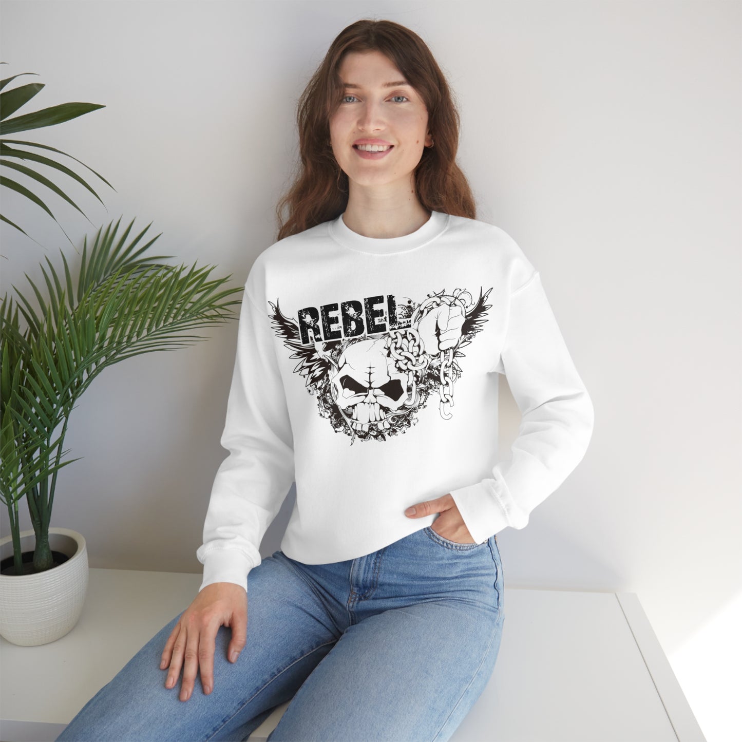 Rebel Skully Crewneck Sweatshirt