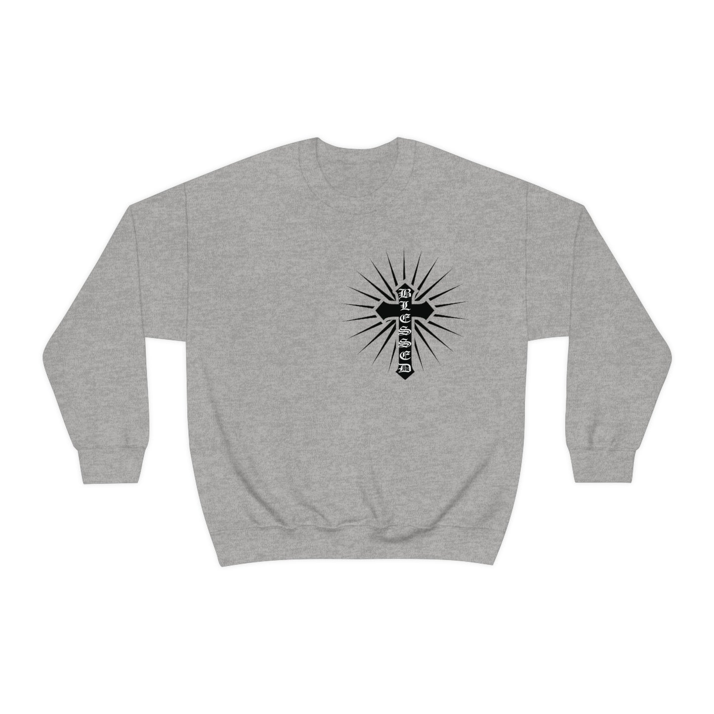 Blessed Cross Crewneck Sweatshirt