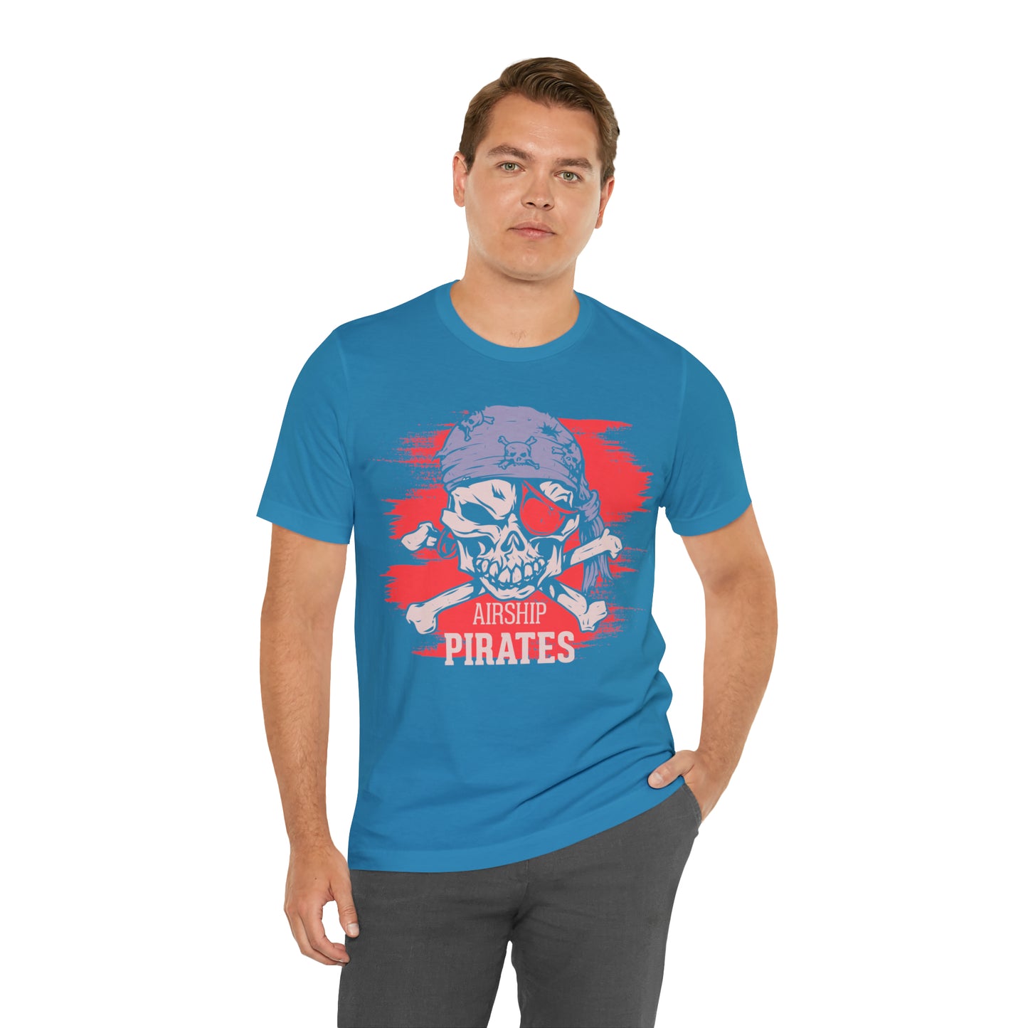 Airship Skull Pirate T-Shirt