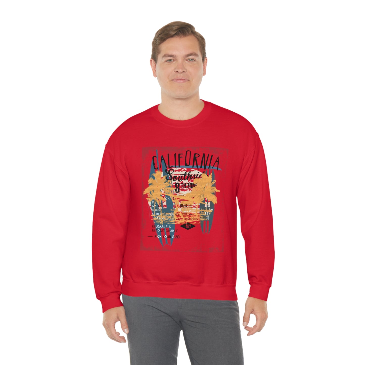 Cali SouthSide Surf Crewneck Sweatshirt