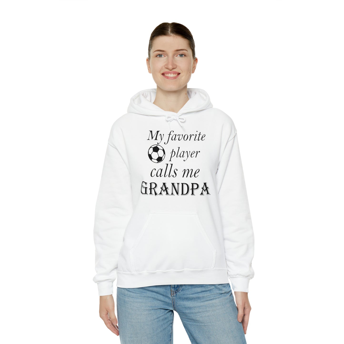 Grandpa Favorite Soccer Player Hoodie