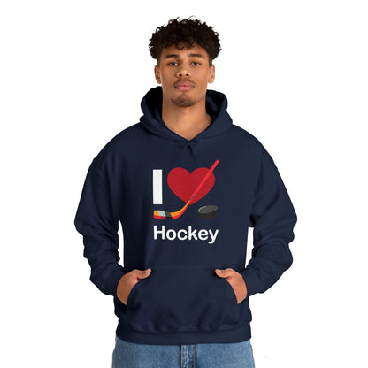 I love hockey Hoodie