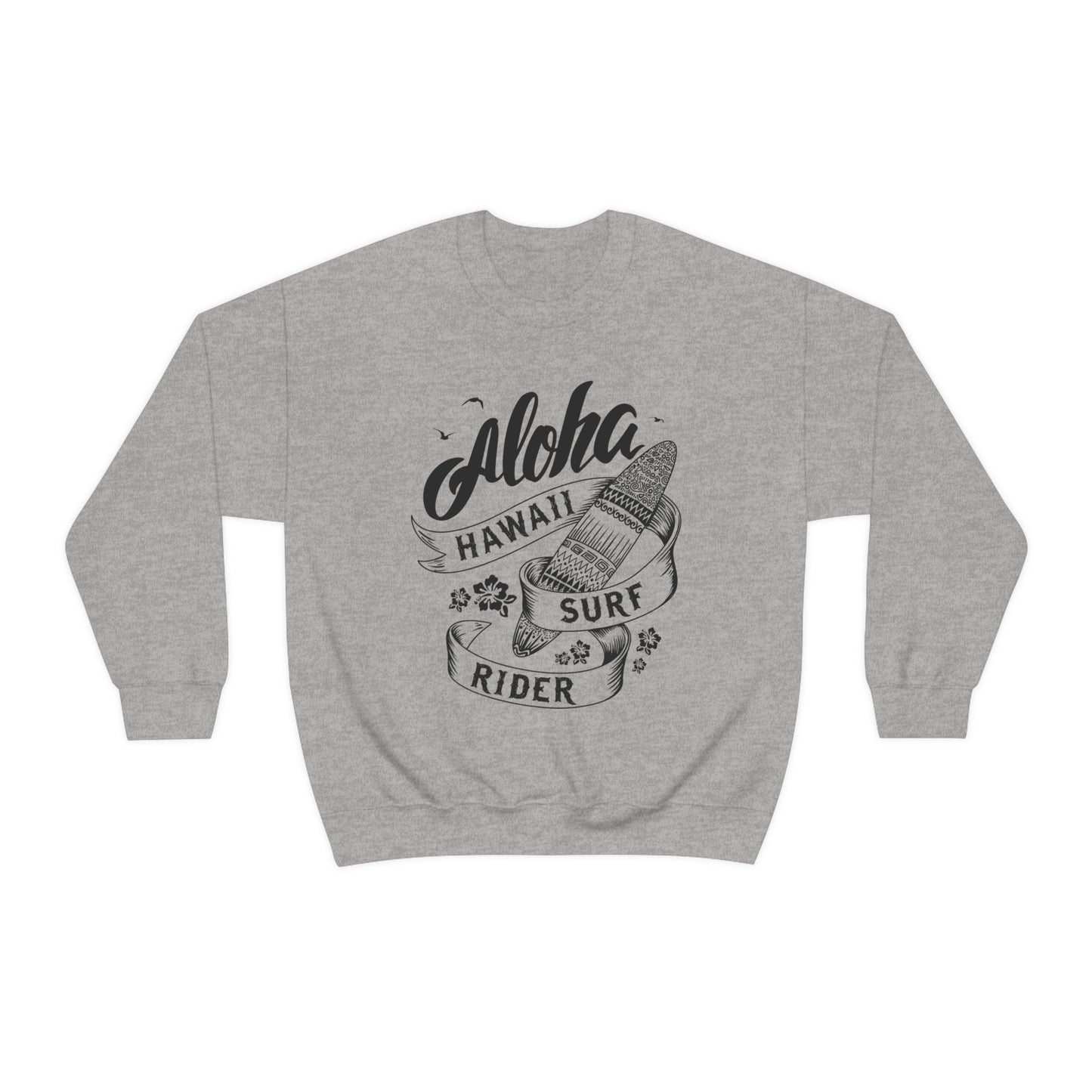 Hawaii Surf Rider Crewneck Sweatshirt