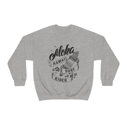 Hawaii Surf Rider Crewneck Sweatshirt