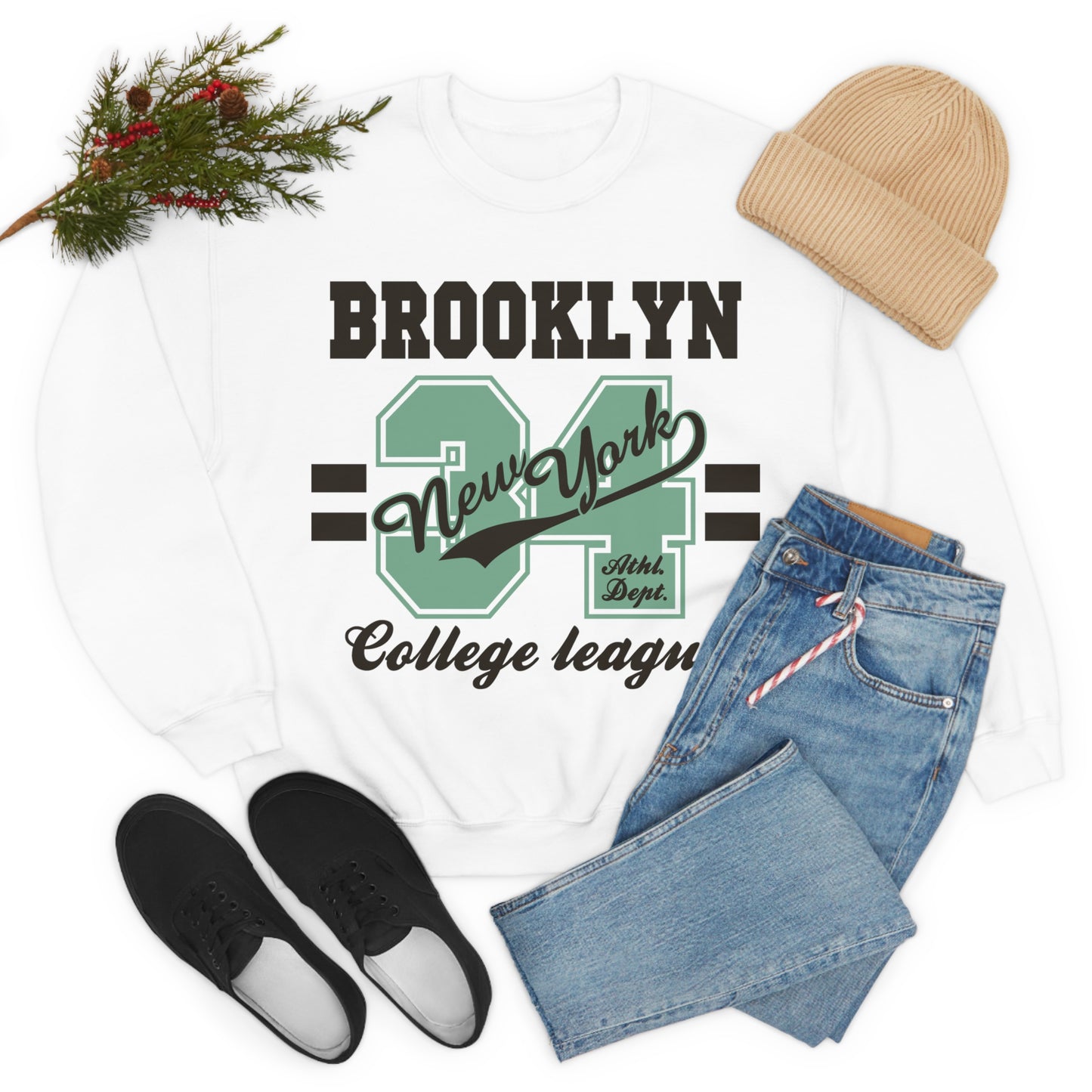 Brooklyn college NY Crewneck Sweatshirt