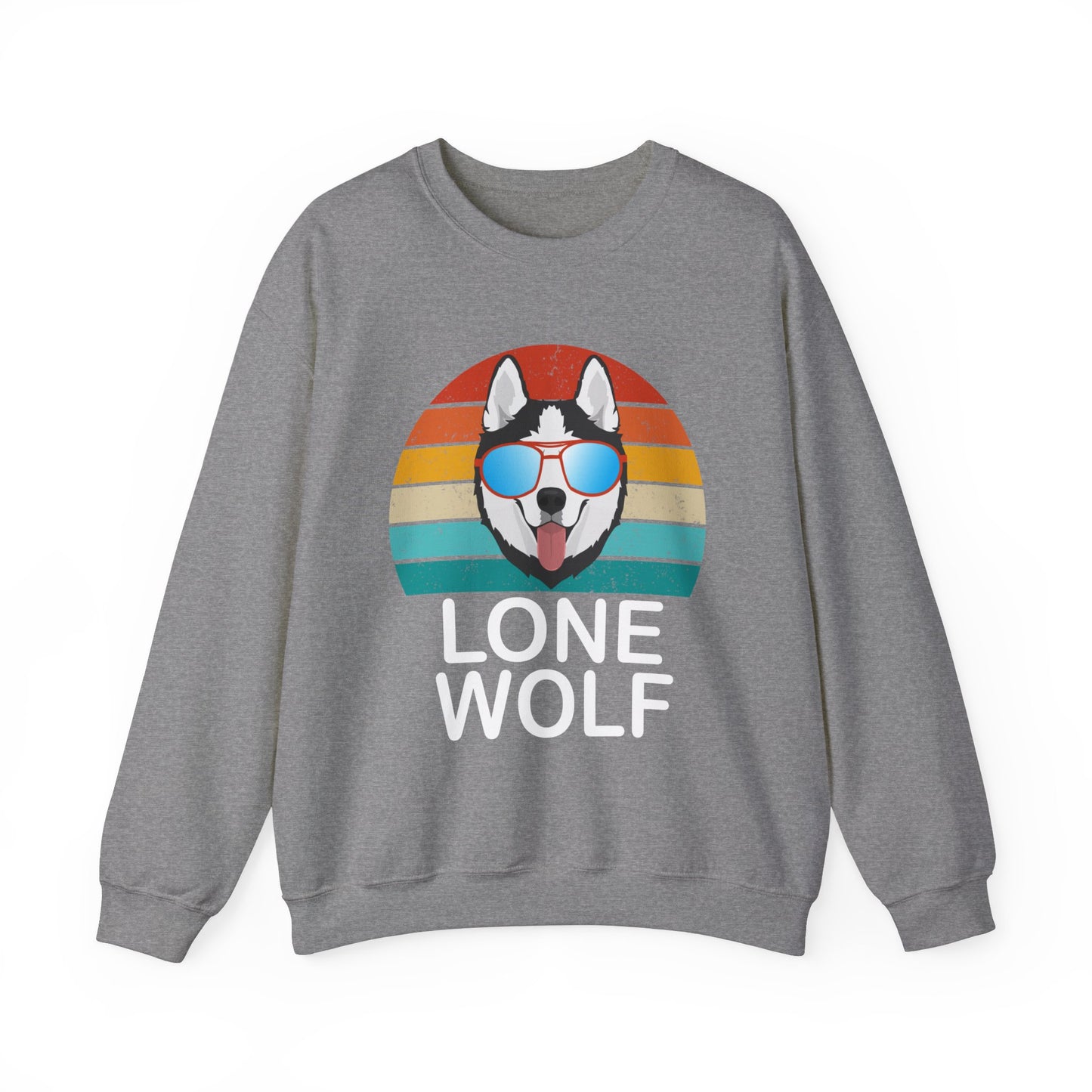 Lone wolf vintage Crewneck Sweatshirt