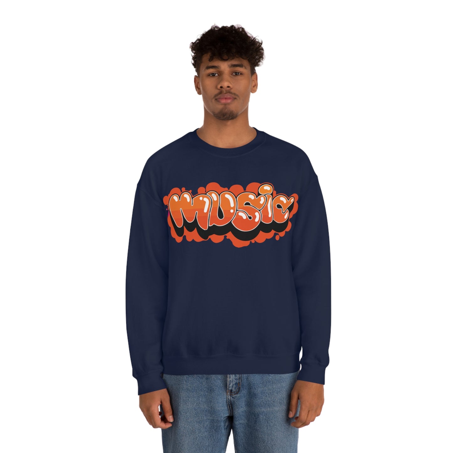 Music graffiti Crewneck Sweatshirt